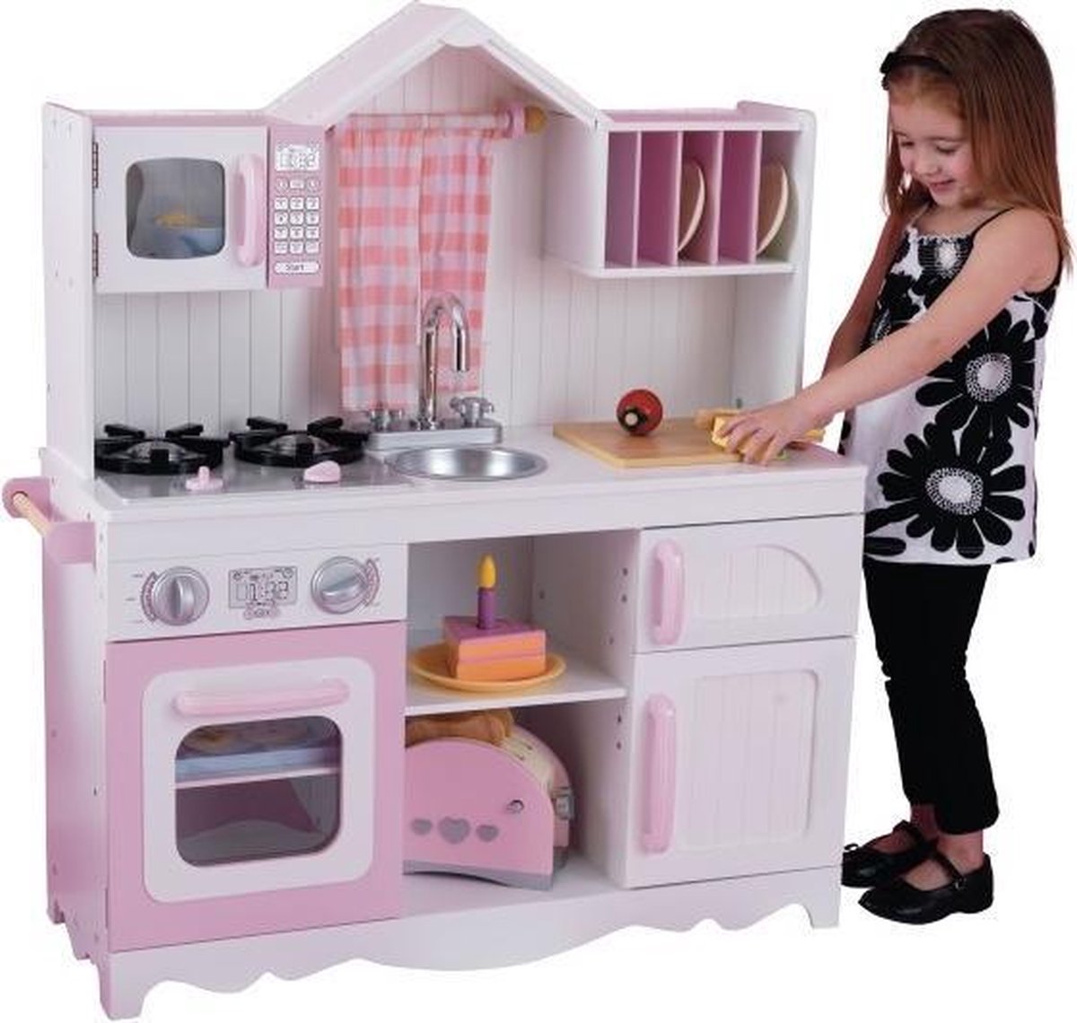 KidKraft Moderne Country Houten Keukentje — afbeelding 13