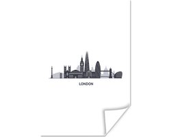 Poster Londen - Engeland - Skyline - 20x30 cm