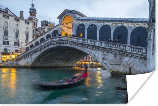 Poster Venetië - Pont - Italie - 30x20 cm