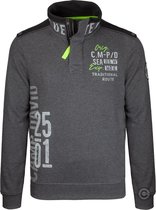 Camp David ® sweatshirt met troyer kraag en artwork