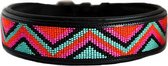 Ibizi Dogs Halsband Hond Leer Ibiza Style Indian (23 cm - 28 cm)