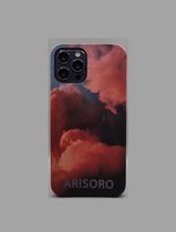 Arisoro iPhone 12 Pro hoesje - Backcover - Orange Smoke