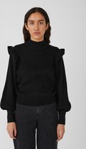 Object Trui Objdiva Knit Pullover Pb10 23036445 Black Dames Maat - XS