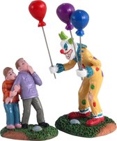 Lemax - Creepy Balloon Seller, Set Of 2 - Kersthuisjes & Kerstdorpen