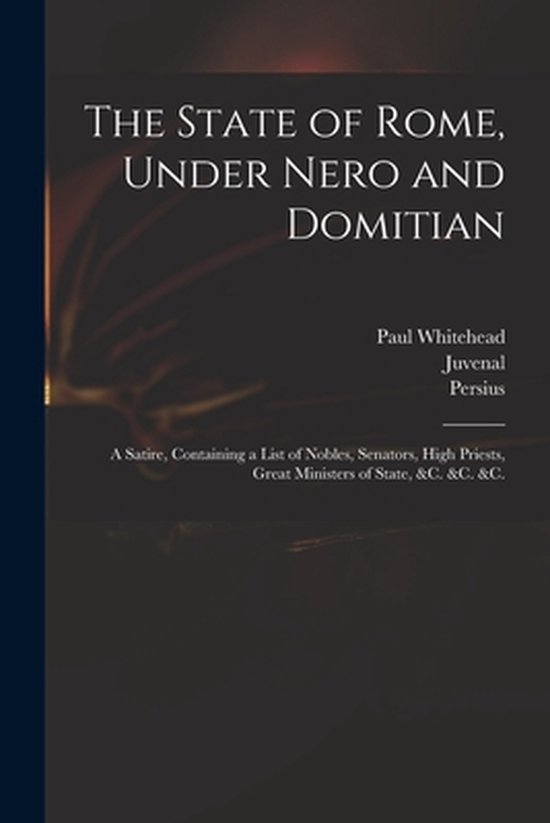 The State of Rome, Under Nero and Domitian - cover