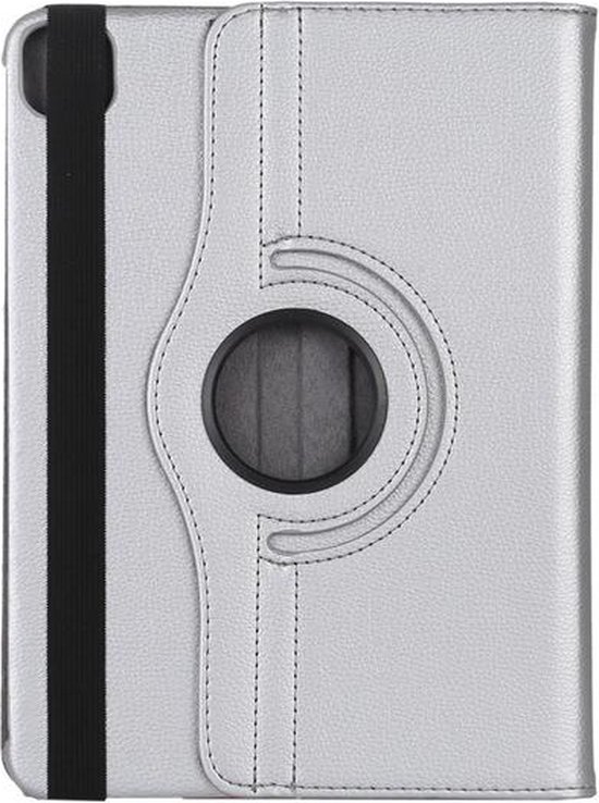 Étui multisupport pour iPad Pro 12.9 Multi - Étui pour tablette rotatif à 360 ° - Housse pour tablette Argent + 1x Protecteur d'écran + Stylet