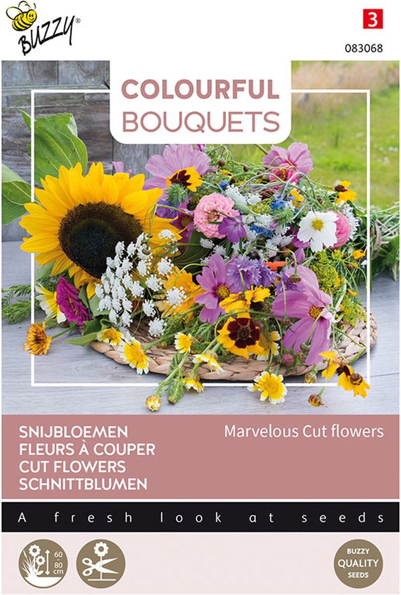 Buzzy bloemzaad - Snijbloemen Marvelous Cut flowers | Colorful Bouquets