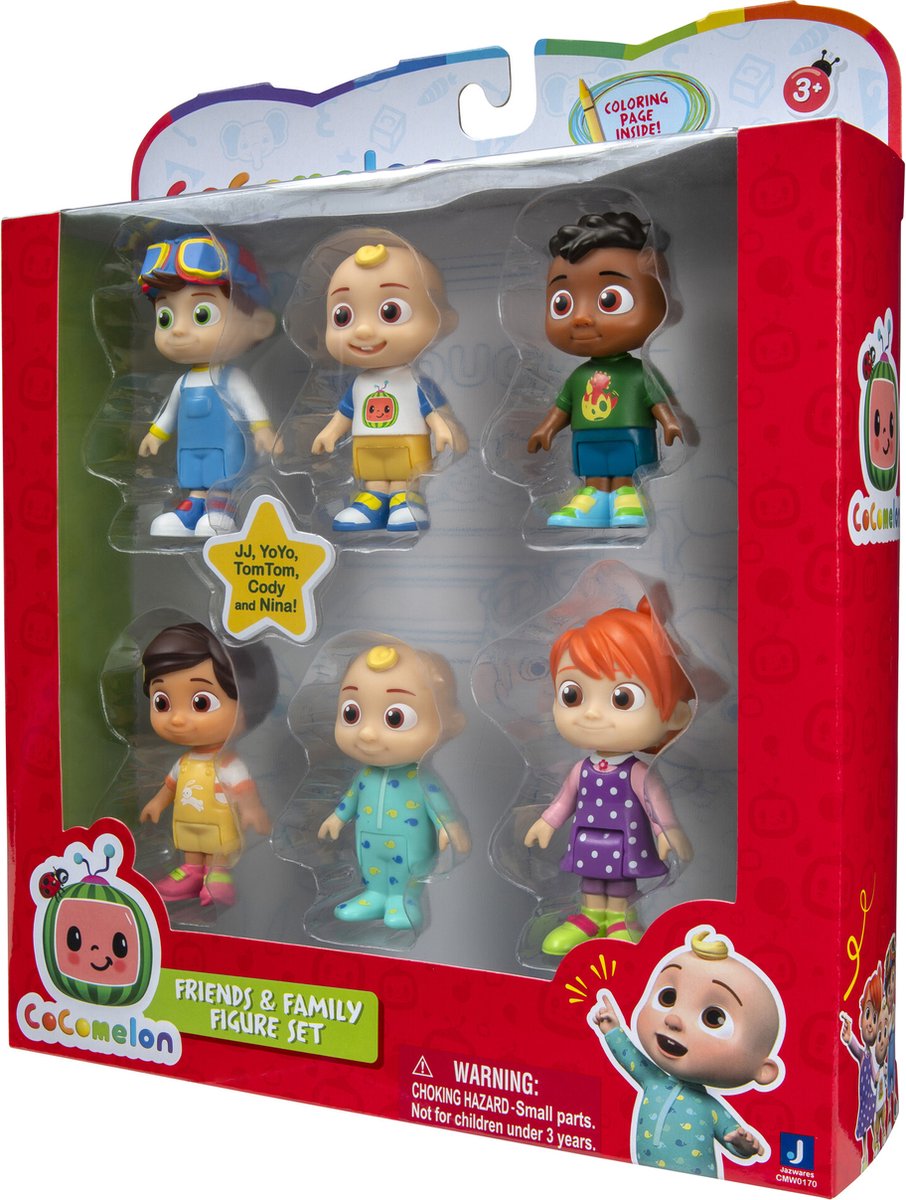 Pack 6 figurines Cocomelon