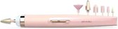 NY Beauty® Elektrische Nagelvijl Manicure Set | 6x Opzetstukjes | Salon Kwaliteit | Snel En Makkelijk In Gebruik | Met LED Licht | Thuis En Professioneel Gebruik | Snel Mooie Nagels | Thuis M