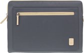Shop4 - MacBook Pro 14-inch (2021) Laptop Hoes - Sleeve Kunstleer Donker Grijs
