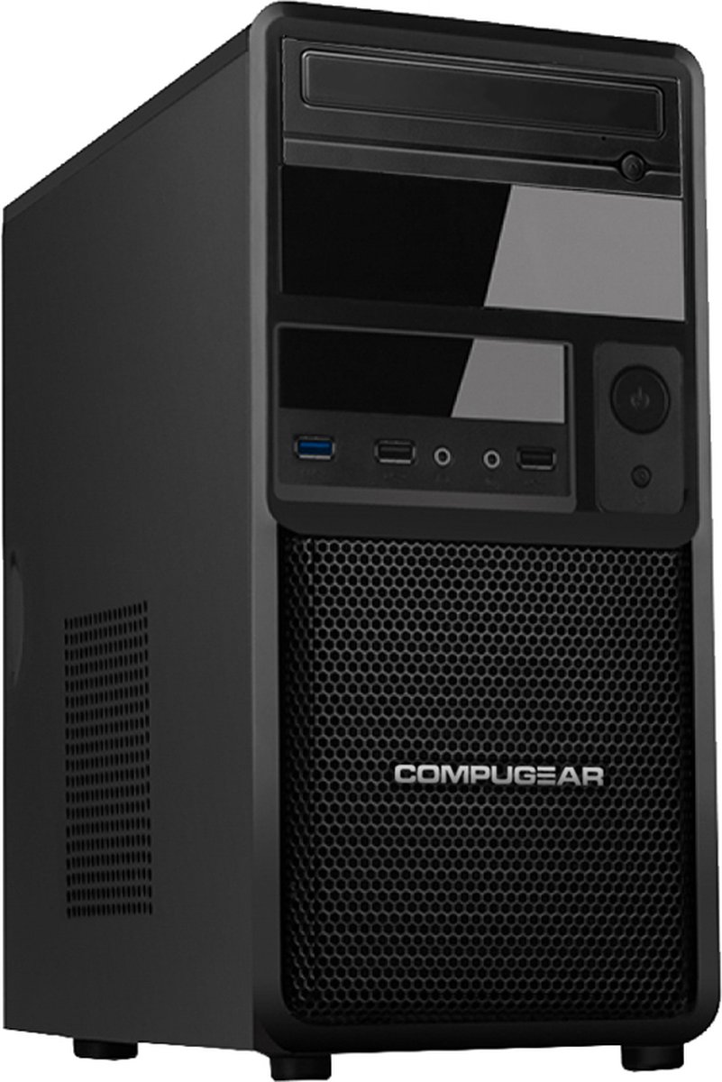COMPUGEAR Premium PR7G-16R250M1H - Ryzen 7 - 16GB RAM - 250GB M.2 SSD - 1TB HDD - Desktop PC