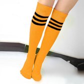 Sport compressie sokken -Hoog/knie. Mannen maat 42 t/m 46 (geel, blauw)