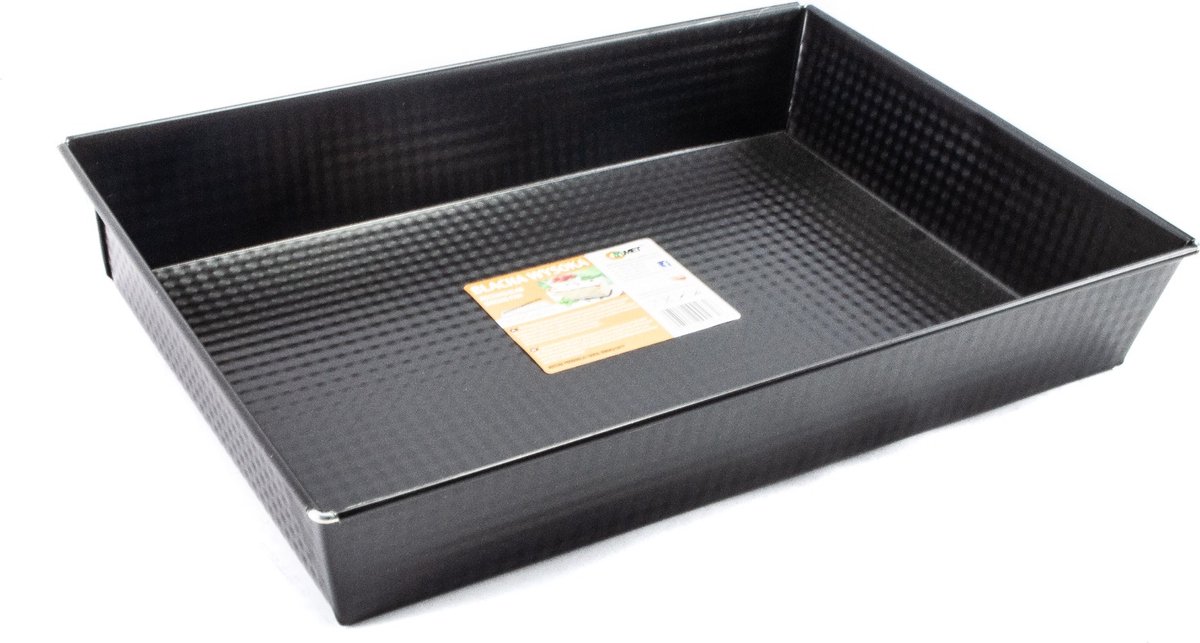 Inmet bakvorm / cakevorm met antiaanbaklaag - Bakblik - Broodbakvorm - Taartvorm - 36 x 25 x 6 cm zwart