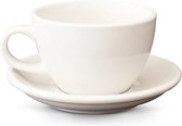 AMCE Diner Cup 300ml Eggshell (crème) - tasse et soucoupe - vaisselle en porcelaine - tasses à café