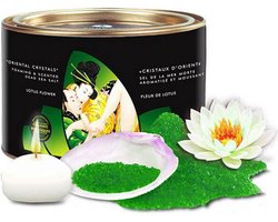 Shunga - Oriëntal Crystals - Dode Zeezout - Badzout - Lotusbloem