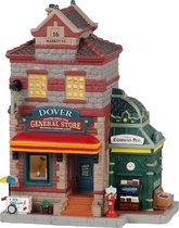 Lemax - Dover General Store And Newsstand, B/o Led - Kersthuisjes & Kerstdorpen
