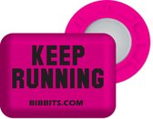 Bibbits hardloopmagneten | Keep Running Pink