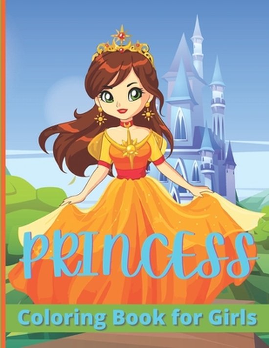 Princess Coloring Book for Girls, Kh Parvin | 9798493711497 | Boeken ...