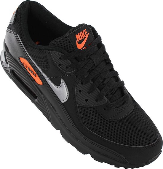 Nike Air Max 90 Zwart / Oranje - Heren Sneaker - DJ6881-001 - Maat 40 | bol
