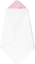 Don Algodon Badcape Junior 100 X 100 Cm Katoen Wit/roze