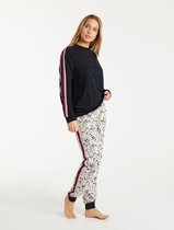 Promise - Striped flower pyjama - Maat M - Dames pyjama