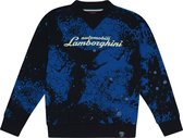 Automobili Lamborghini sweater blauw glow in the dark - 158/164