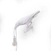 Seletti - bird lamp #3-white resin lamp cm.