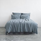 Blue Fog - Dekbedovertrekset - 100% Linen - 140x200/50x70