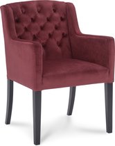 Icon Living - Eetkamerstoel Cameron - Velvet Rood