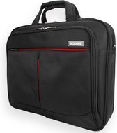 Accezz Laptoptas 15.6 inch - Laptop tas met schouderband - Extra bescherming en handige opbergvakken - Zwart