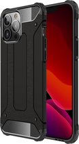 iPhone 13 Pro Max Hoesje - MobyDefend Dubbelgelaagde Shockproof Pantsercase - Zwart - GSM Hoesje - Telefoonhoesje Geschikt Voor: Apple iPhone 13 Pro Max