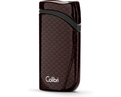 Colibri Falcon Gas Aansteker - Jet Flame - Stormaansteker Windproof - Navulbaar - Rood