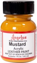 Angelus Leather Acrylic Paint - textielverf voor leren stoffen - acrylbasis - Mustard - 29,5ml
