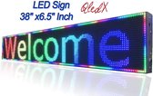 QledX lichtkrant full color indoor/outdoor