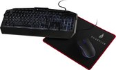 Surefire KingPin Gaming Combo Set (QWERTZ/7-Button RGB/Mouse Pad)