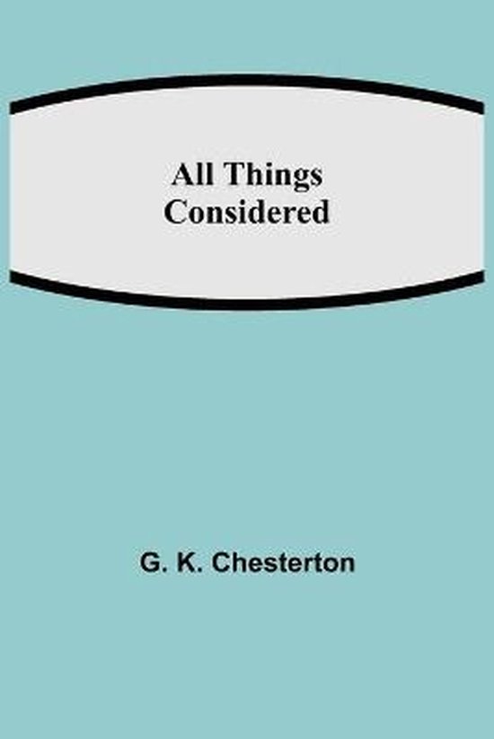All Things Considered - cover