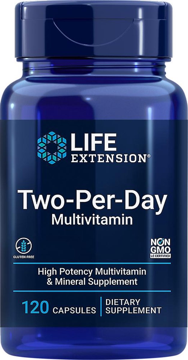 Two-per-Day Multivitamine (120 capsules) - Life Extension