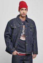 Southpole Jacket -S- Denim Sherpa Blauw