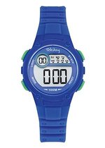 Tekday-Digitaal-Sportief-Sterk kinderhorloge-Blauw/Groen-Waterdicht-Silicone band-Fijn draagcomfort