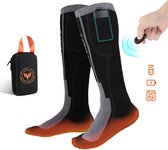Maenor® Verwarmde sokken - Elektrische Sokken - Onderkleding - Oplaadbare Accu - 3 Warmte Standen - Unisex - Wasbaar - Wintersport - 41-45 - Zwart