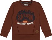 SKURK Seth Baby Jongens Cognac Bruin Sweater - Maat 86