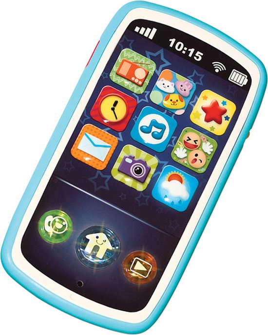 Eurekakids Smartphone - Téléphone jouet avec lumière et son - Téléphone  pour Bébé 