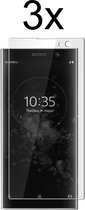 Sony Xperia XA2 Plus Screenprotector - Beschermglas Sony Xperia XA2 Plus Screen Protector - 3 stuks