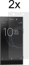 Sony Xperia XA1 Ultra Screenprotector - Beschermglas Sony Xperia XA1 Ultra Screen Protector - 2 stuks