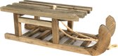 Non-branded Kerstslee Lambi 40,5 X 16 X 13,5 Cm Hout Naturel