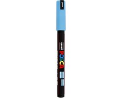 Krijtstift – Fineliner – Universele Marker – 8 Lichtblauw – Uni Posca Marker – PC-1MR – 0,7mm – 1 stuk