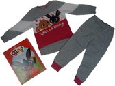 Bing joggingpak grijs/roze met cadeaubox - Trainingspak Bing - Joggingpak voor kinderen - Bing trui - Bing broek - Bing Bunny