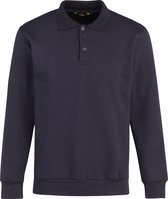 STØRVIK Napoli Polo Sweater - 4 Seizoenen - Heren - Maat L - Grijs