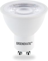 Groenovatie LED Spot COB - 5W - GU10 Fitting - 36D - Warm Wit - Dimbaar