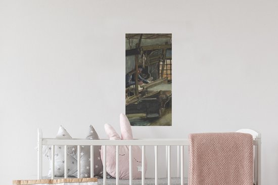 Stickers muraux - Tisserand - Vincent van Gogh - 20x40 cm - Feuille adhésive